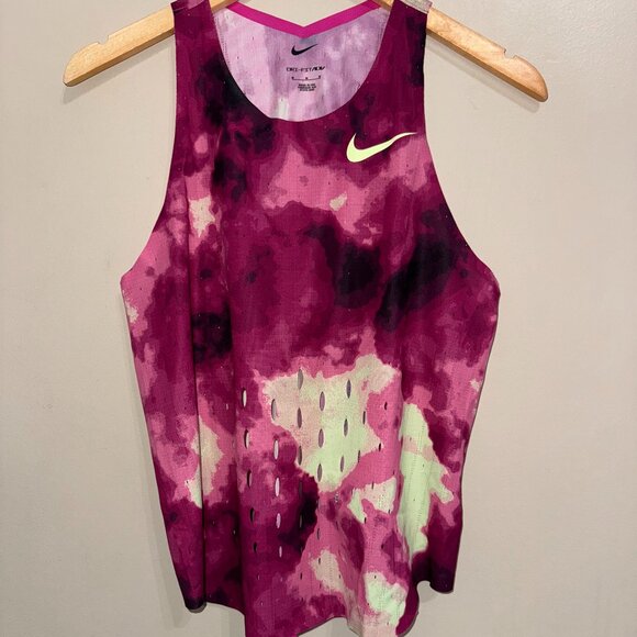 Nike Other - 2024 Nike Pro Elite Team Distance Singlet Made In USA Size Medium Purple NEW